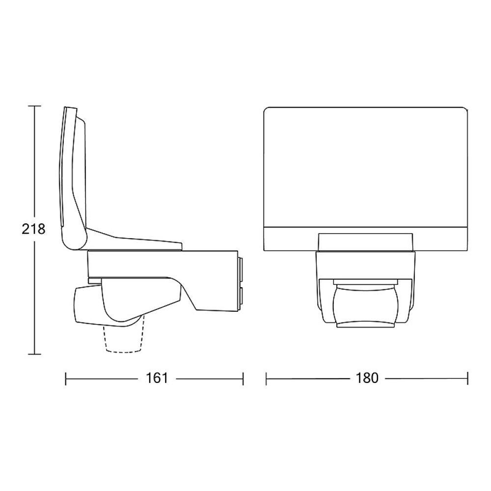 LYSKASTER STEINEL BEVEGELSESSENSOR XLED HOME2 HVIT