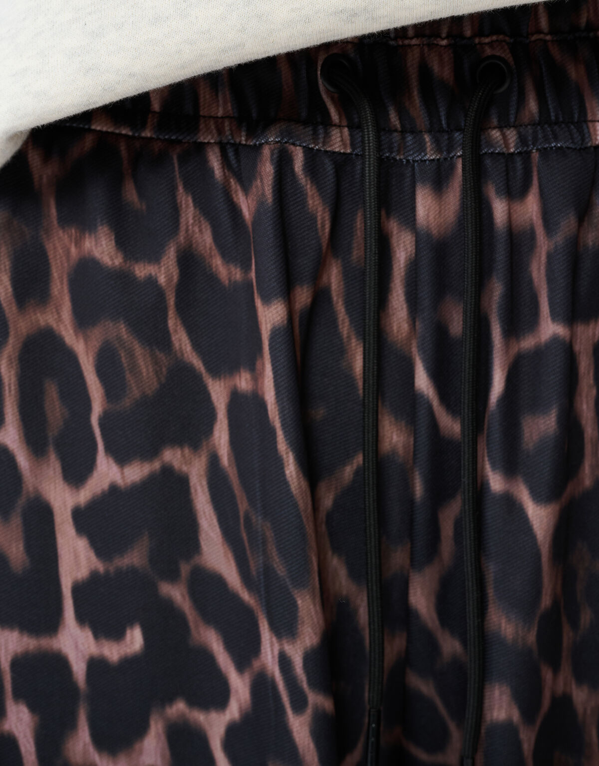 Jaguar Print Barrel Fit Broek Bruin
