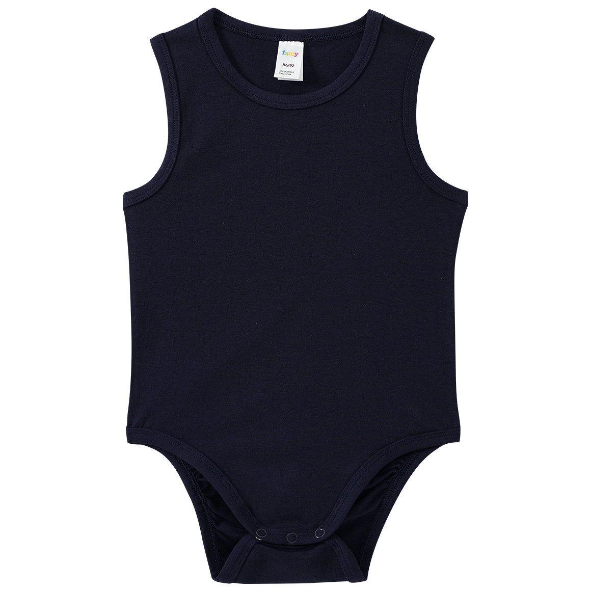 Famy 3 Baby Bodys in verschiedenen Farben salbei / dunkelblau