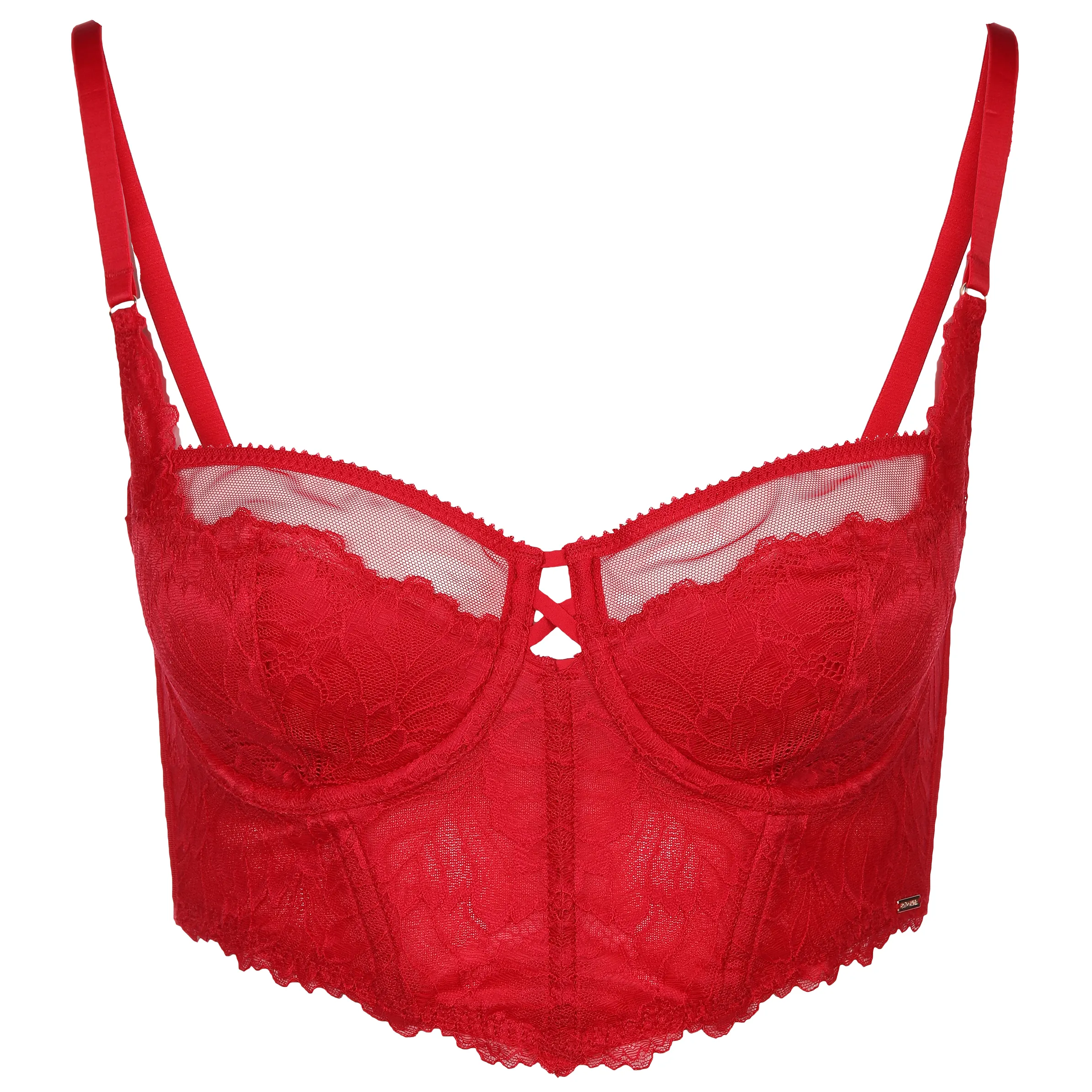 Damen Bustier mit Spitze