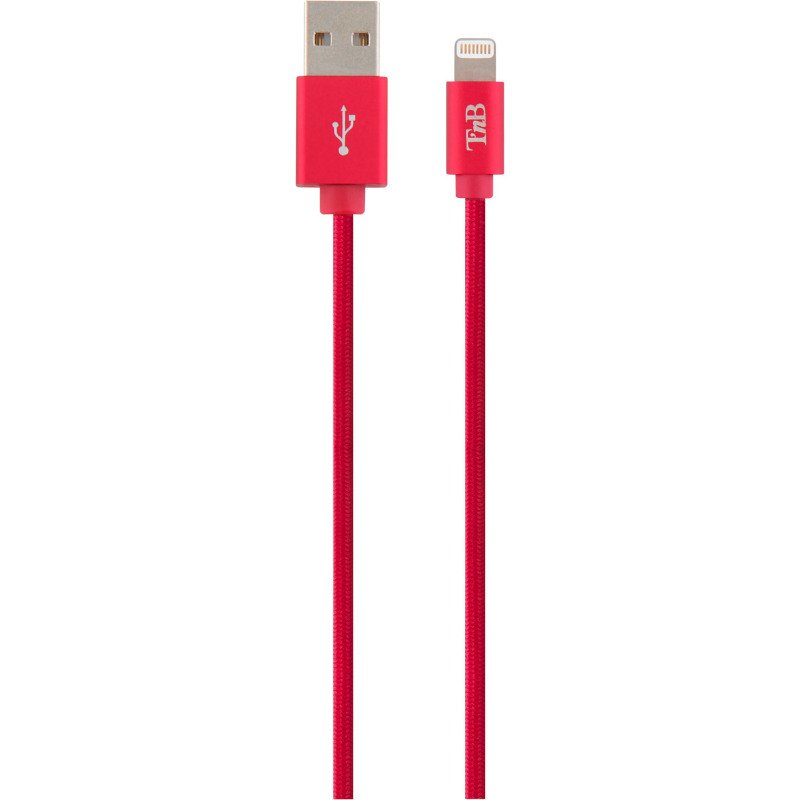 Câble tressé USB - Lightning 2 m couleur