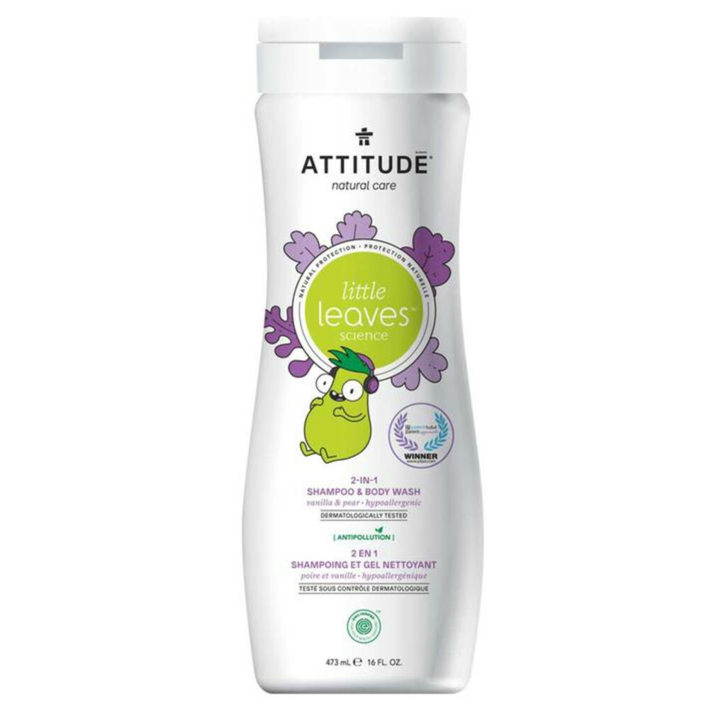 Attitude Little Leaves 2-in-1 Hair and Body Wash Vanille - Pear473 ml