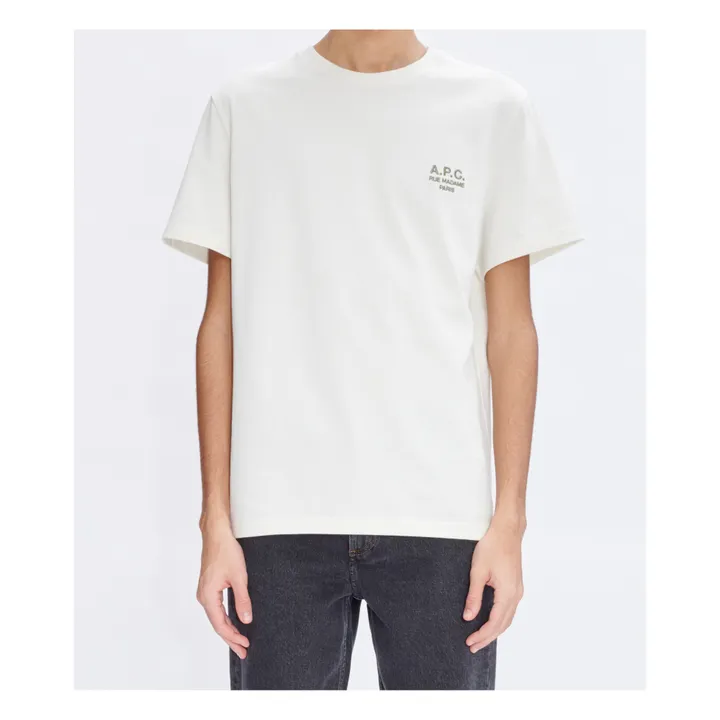 A.P.C. T-shirt New Raymond Coton Bio | Blanc cassé