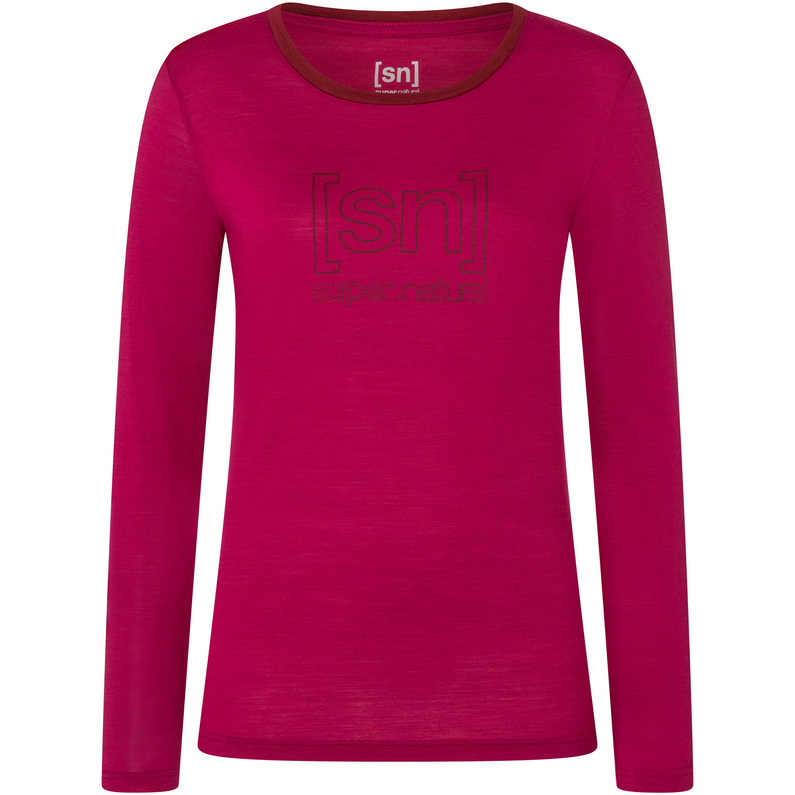 Super.Natural Damen The Essential Logo Longsleeve