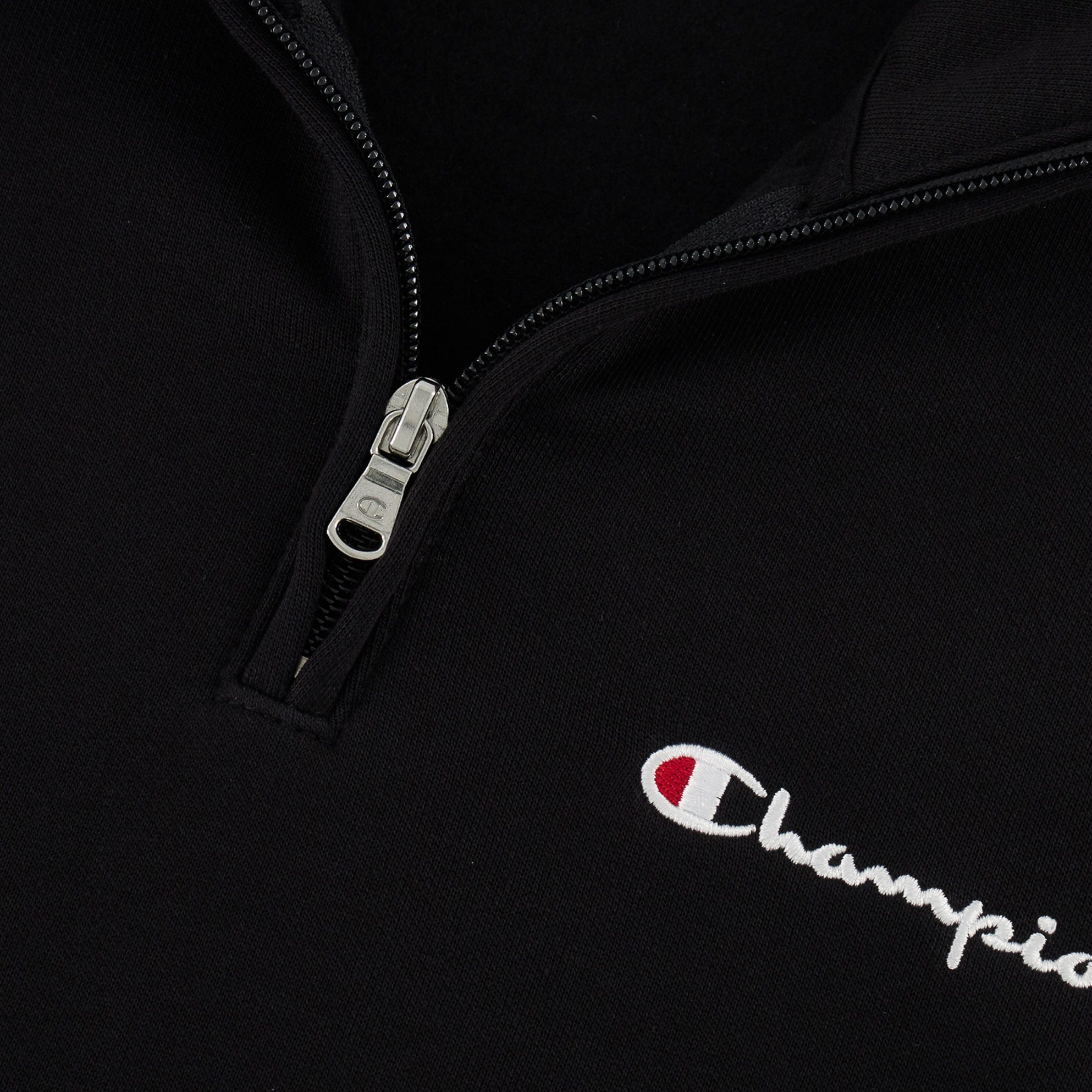 Champion Half Zip Sweatshirt Herren schwarz