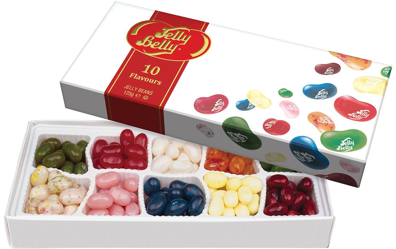 Gummibonbons 10 Sorten Mischung 125 gLutschbonbons mit 10 verschiedenen Geschmackssorten