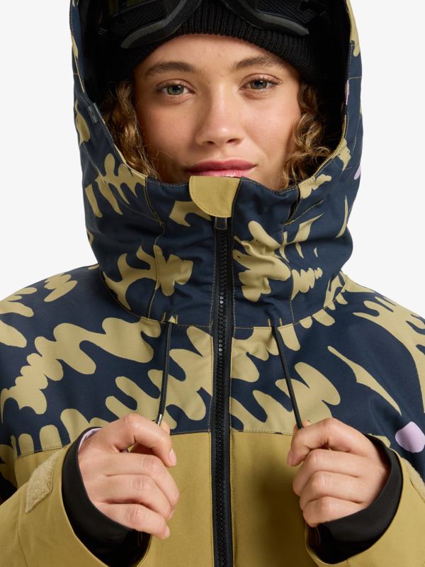 Stated 20K Veste de snow technique Beige Femme