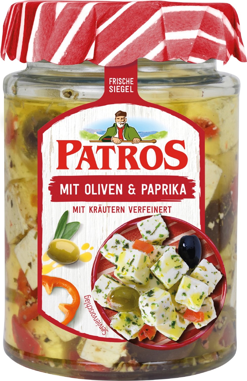 Patros Oliven & Paprika im Glas