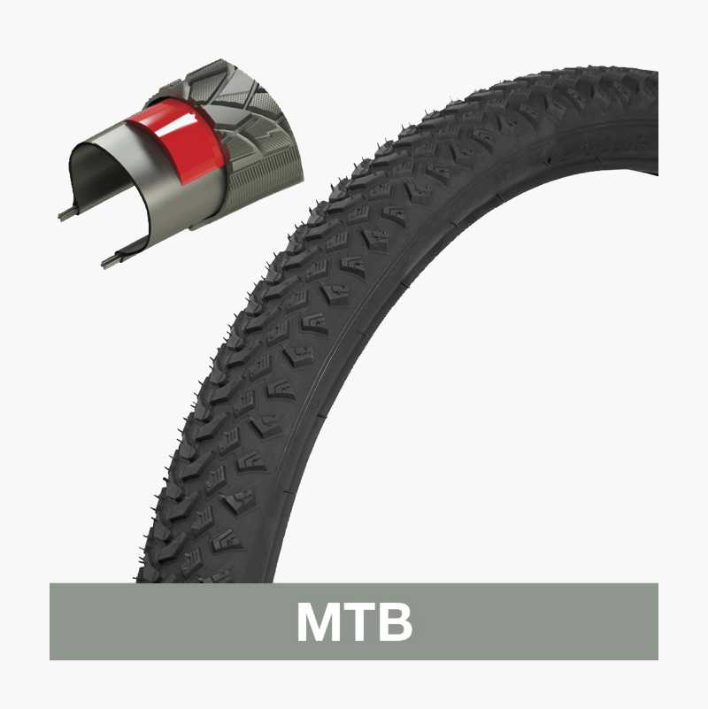 Sykkeldekk ekstra forsterket MTB 26