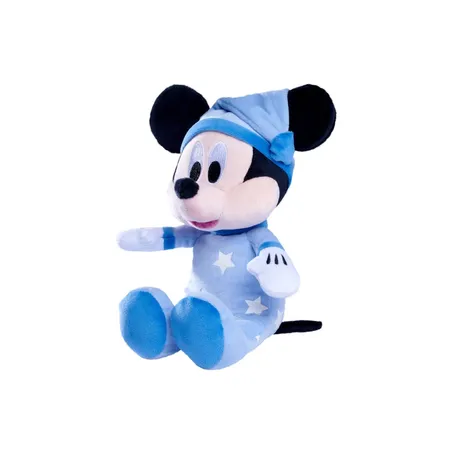 Simba Disney Mickey Maus Gute Nacht Mickey Plüsch, Glow in the Dark, 25 cm