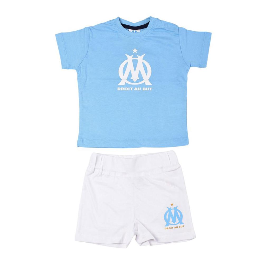 OM OM Ensemble Bleu/Blanc Bébé