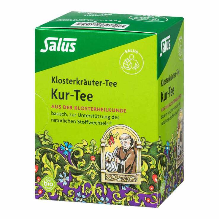 Kur Tee Klosterkräuter Bio Beutel Salus, 15 St