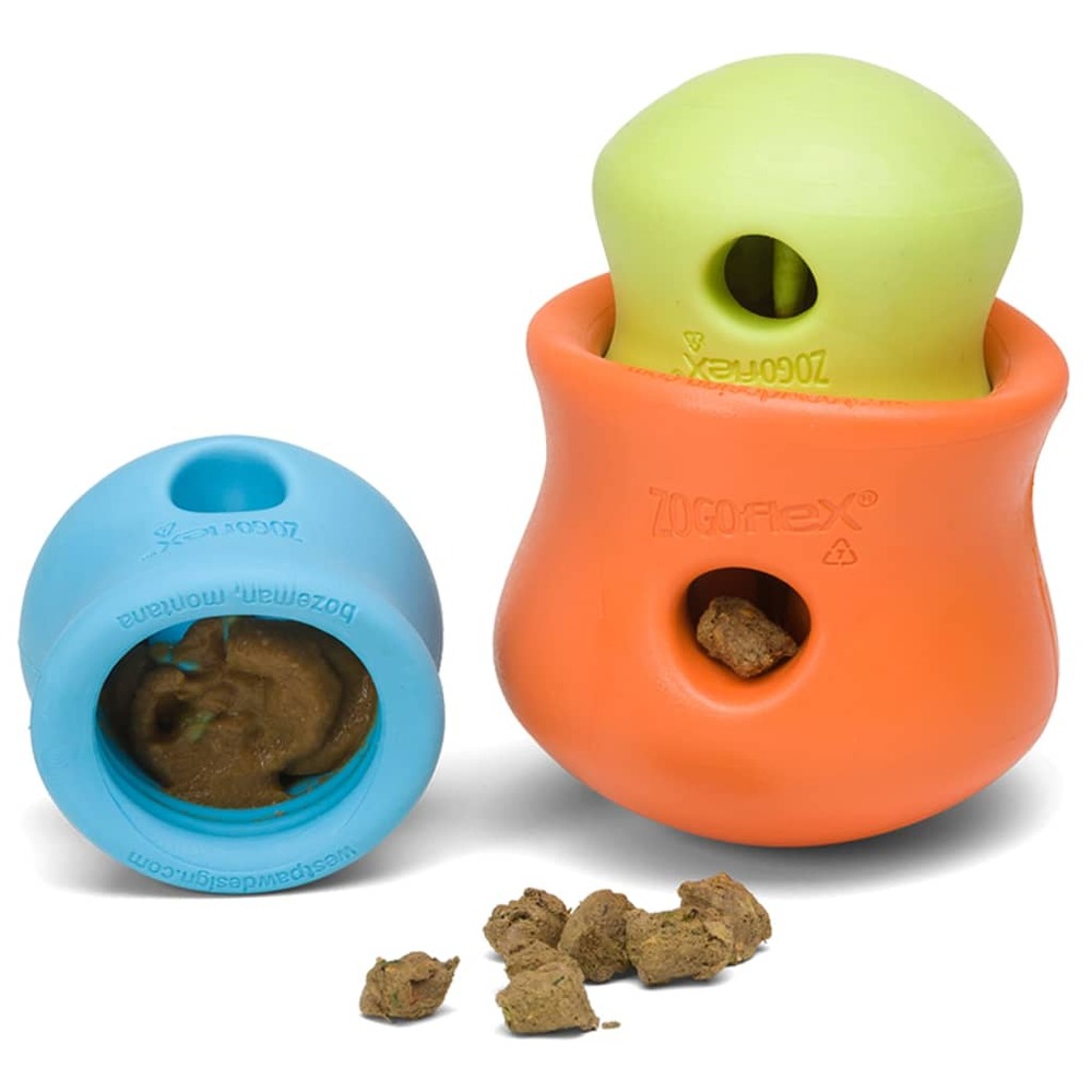 Jouet pour chiens avec zogoflex toppl vert granny smith s