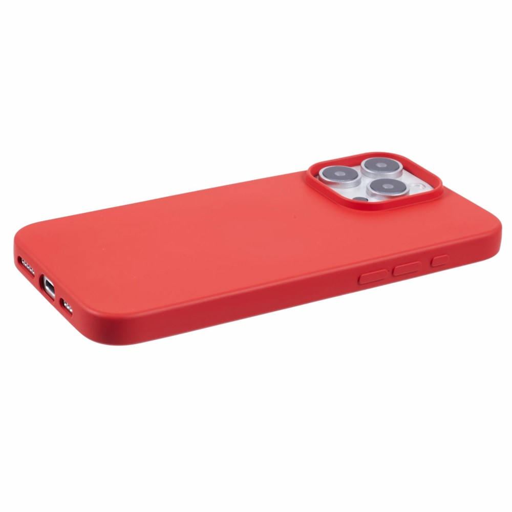 iPhone 16 Pro Max Gummi Case Schutzhülle - Rot (Matt)