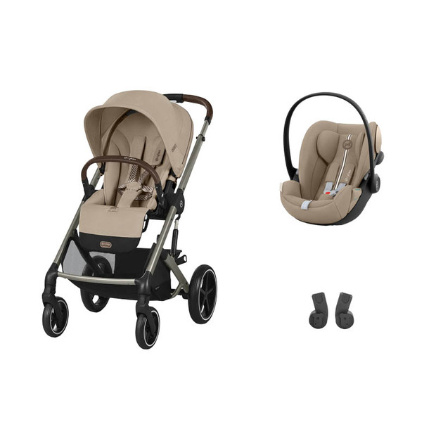 POUSSETTE DUO Balios S Lux TPE + Cloud G I-Size Plus Almond Beige - CYBEX