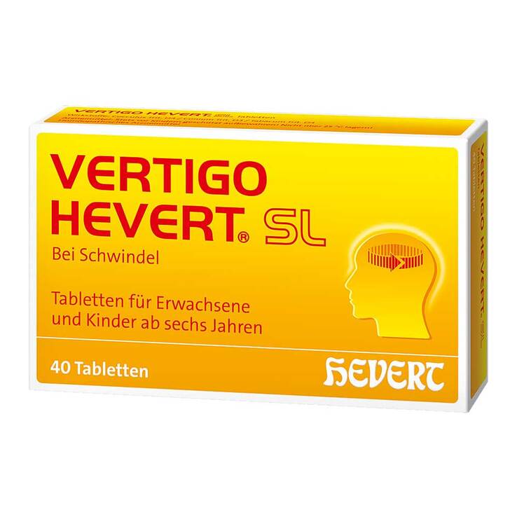 Vertigo Hevert SL Tabletten, 40 St