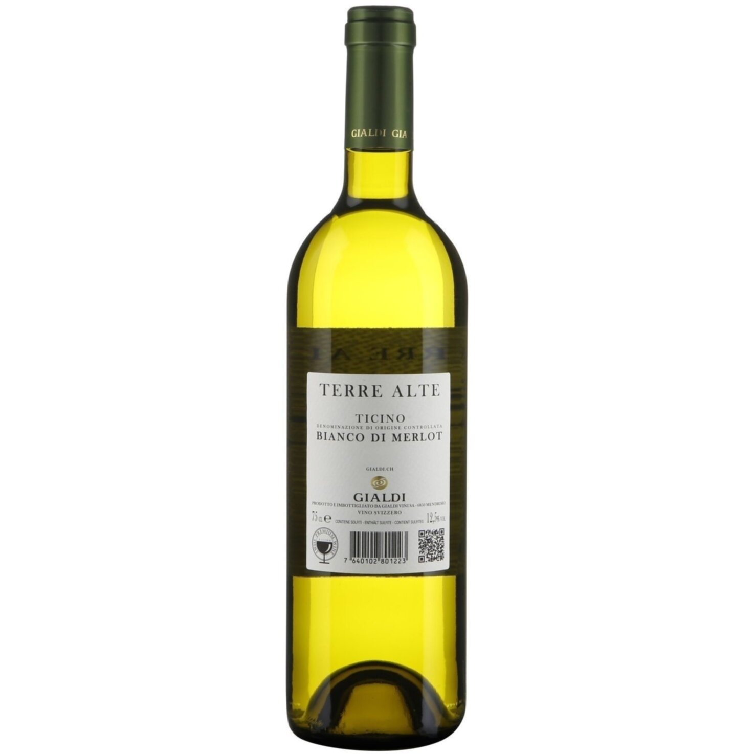 Ticino DOC Merlot Bianco Terre Alte -75cl