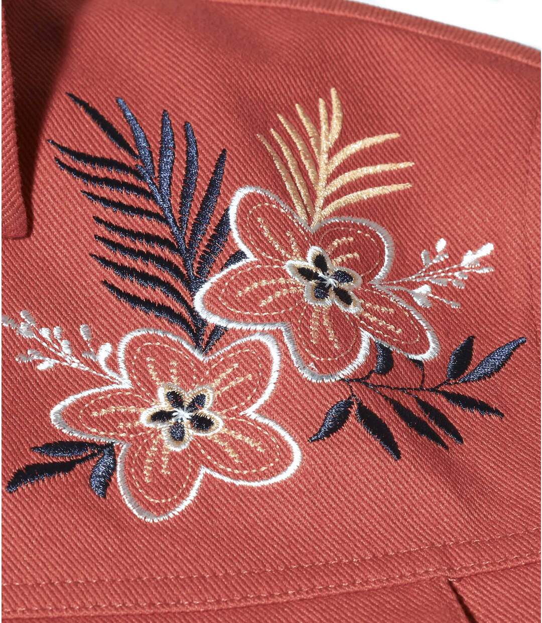 Veste en Twill Brodée
