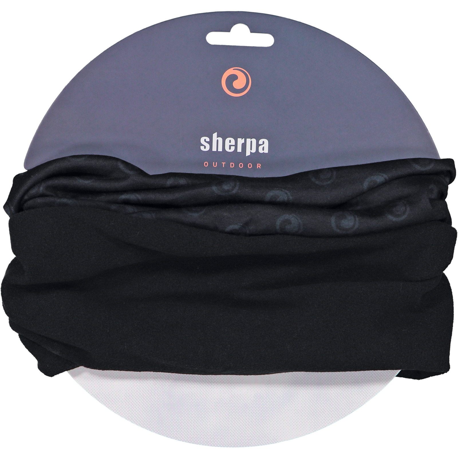 Sherpa Khan Erw Schlauch, schwarz, OS