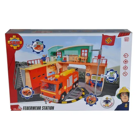 Simba Feuerwehrmann Sam Feuerwehrstation mit Figur