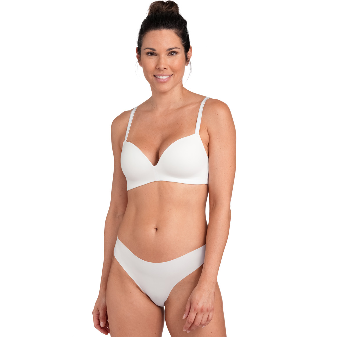 Gina Benotti Damen Soft-BH im Basic-Look weiss
