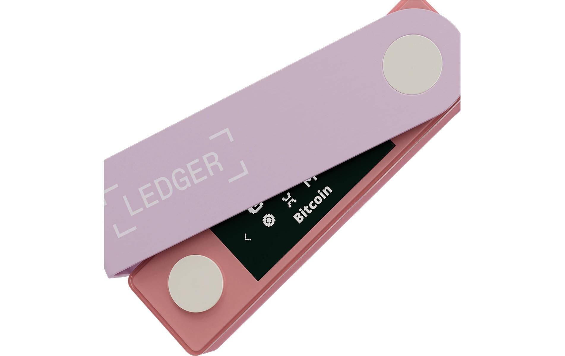 Nano X Pastel Pink<br>Crypto-Hardware-Wallet mit Bluetooth zum Kaufen, Verwalten und Vermehren digitaler Vermögenswerte