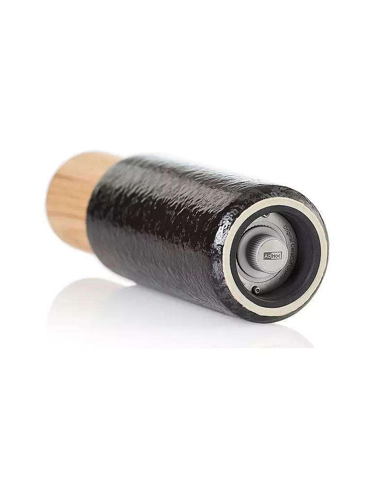 AD HOC Salz- / Pfeffermühle YARA 18cm Keramik Black / Holz schwarz