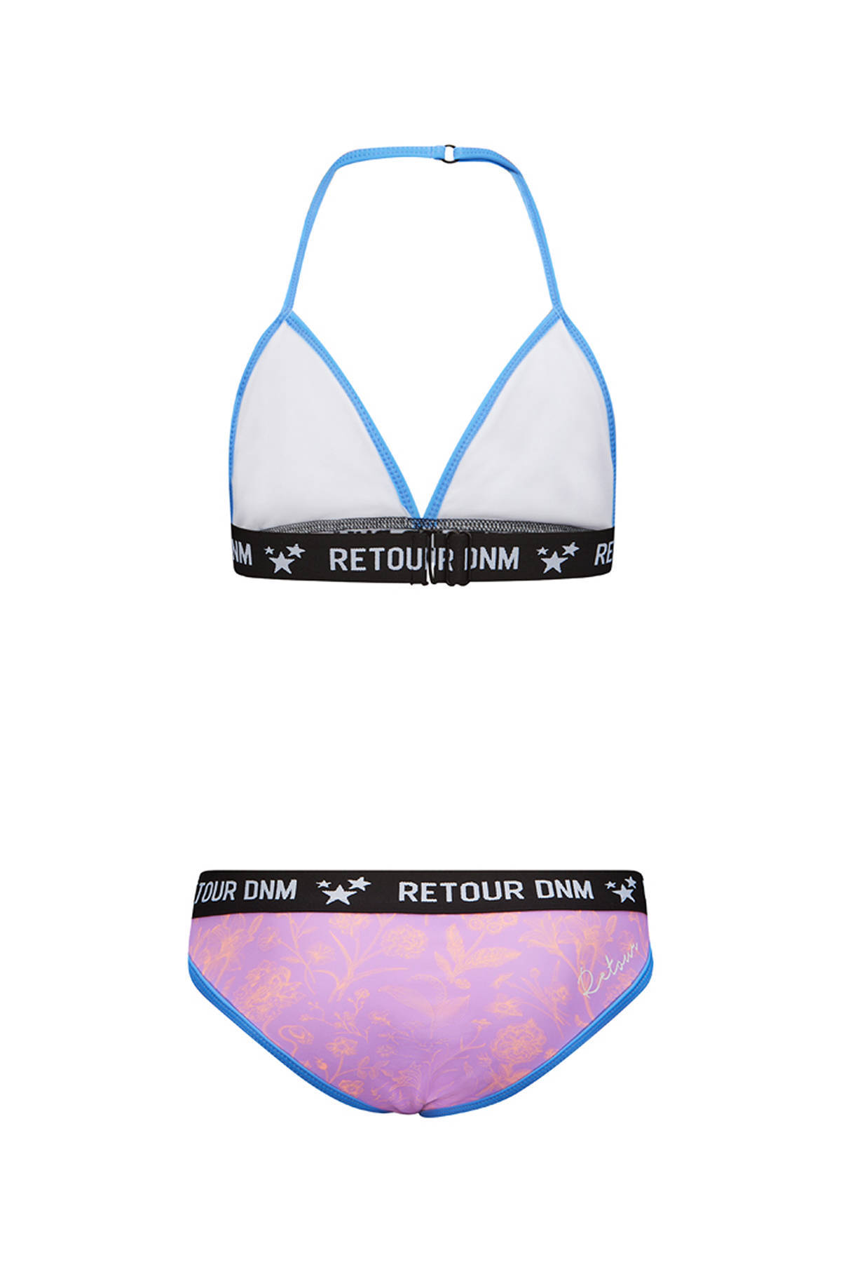 Retour Jeans triangel bikini Lavina roze/zwart/blauw