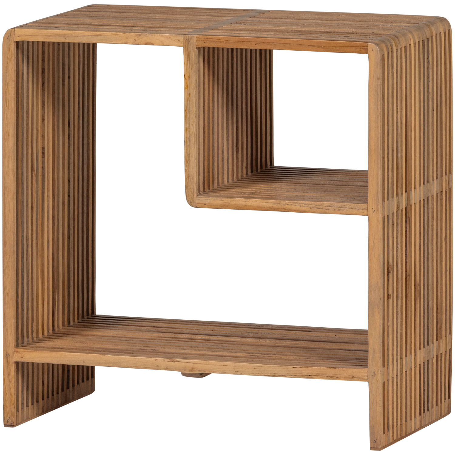 WOOOD Jasmijn Sidetable Recycled Teak - Naturel - 55x55x30