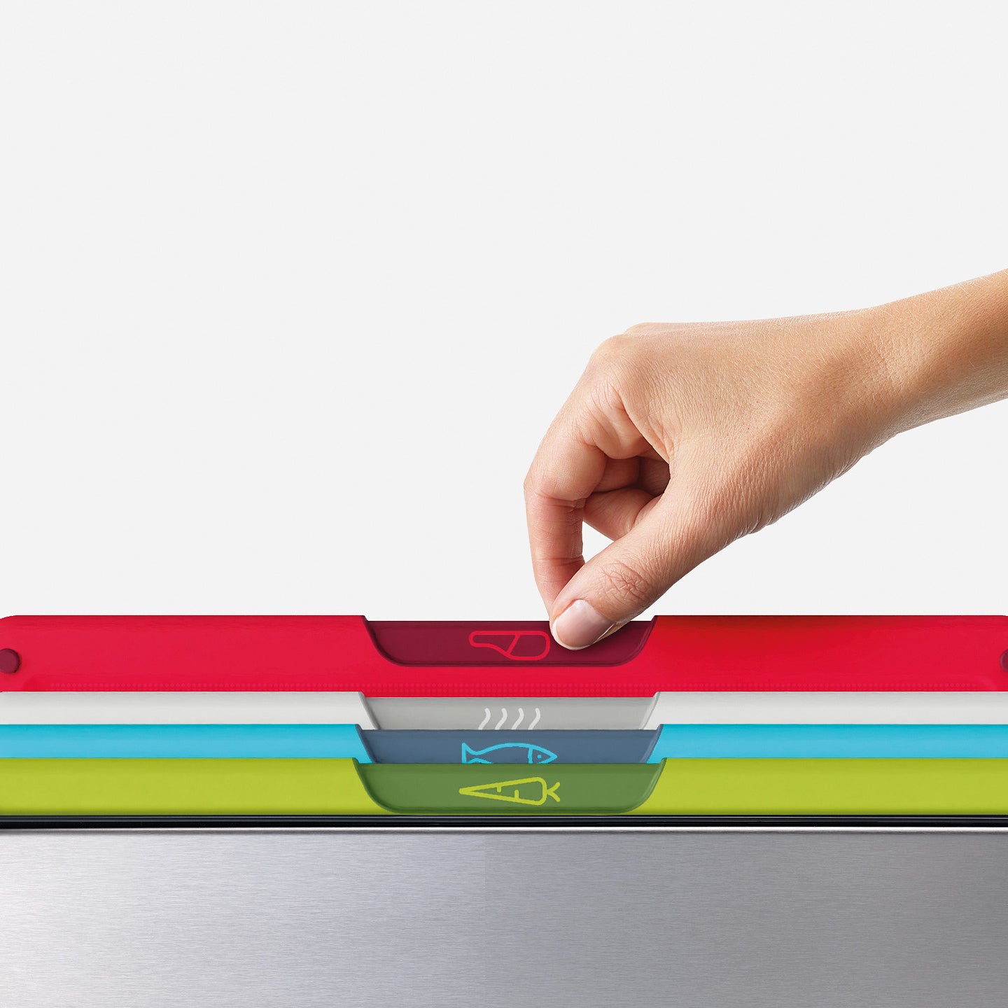 Joseph Joseph Folio Snijplanken - Set van 4 - Multicolor