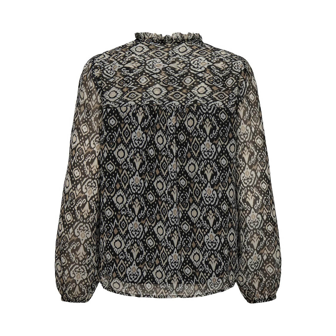 SOMENTE<br>Blusa fluida, gola alta