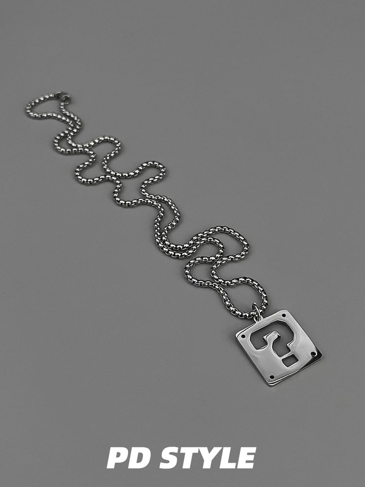 Elnge - Vraagteken Hanger Ketting