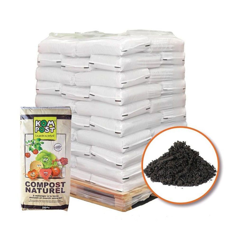 Compost vert amendement organique pro 10 sacs 20 kg