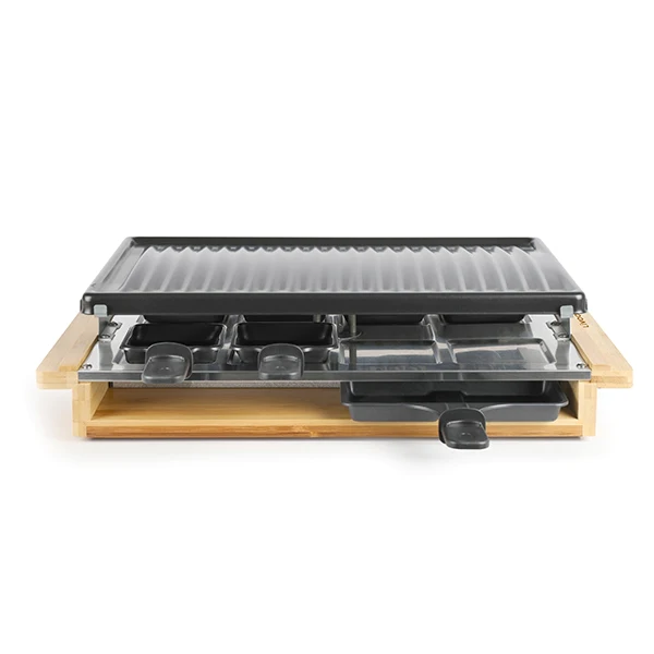 Appareil à raclette 8 personnes poêlons doubles 1200 W DOC257 Livoo