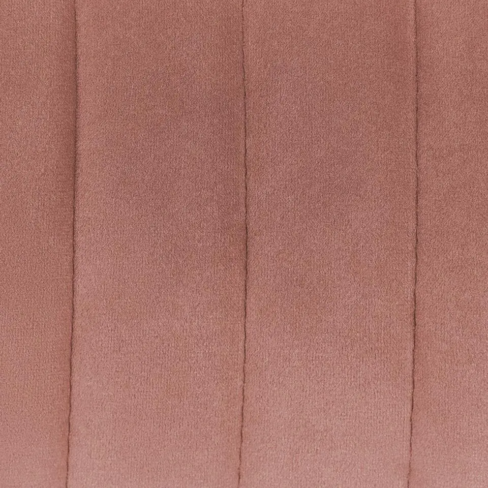 SANILAC - Eetkamerstoel set van 2 - Roze - Fluweel