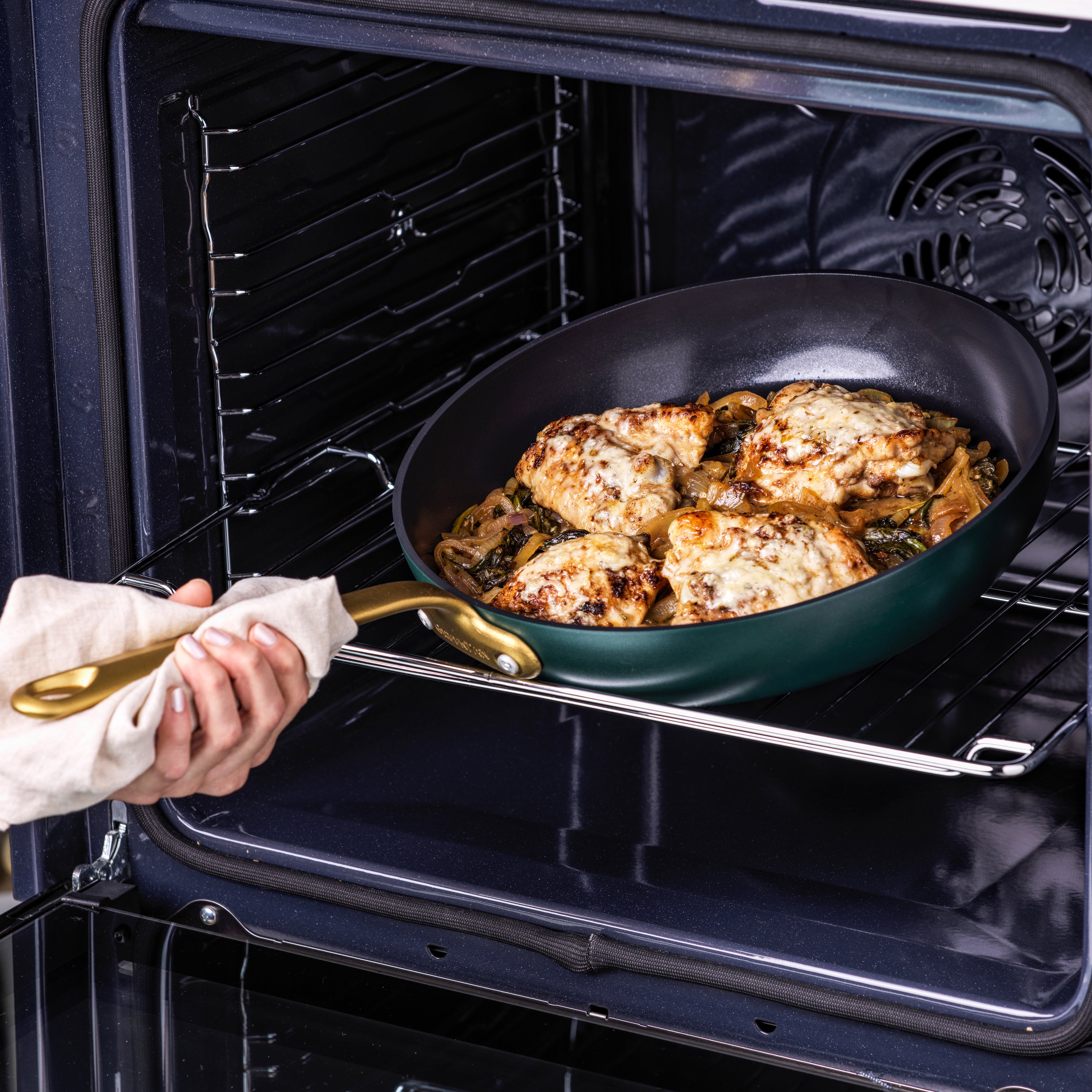 Greenpan Craft Koekenpannenset - Groen 3-delig