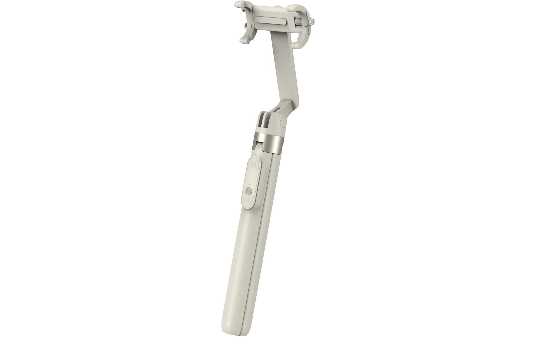 Smartphone-Stativ Tragbar ST-25 - WeissSelfie-Stick mit Stativfunktion