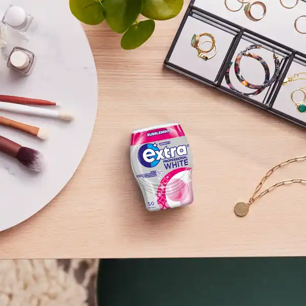 White Bubblemint, zuckerfreier Kaugummi