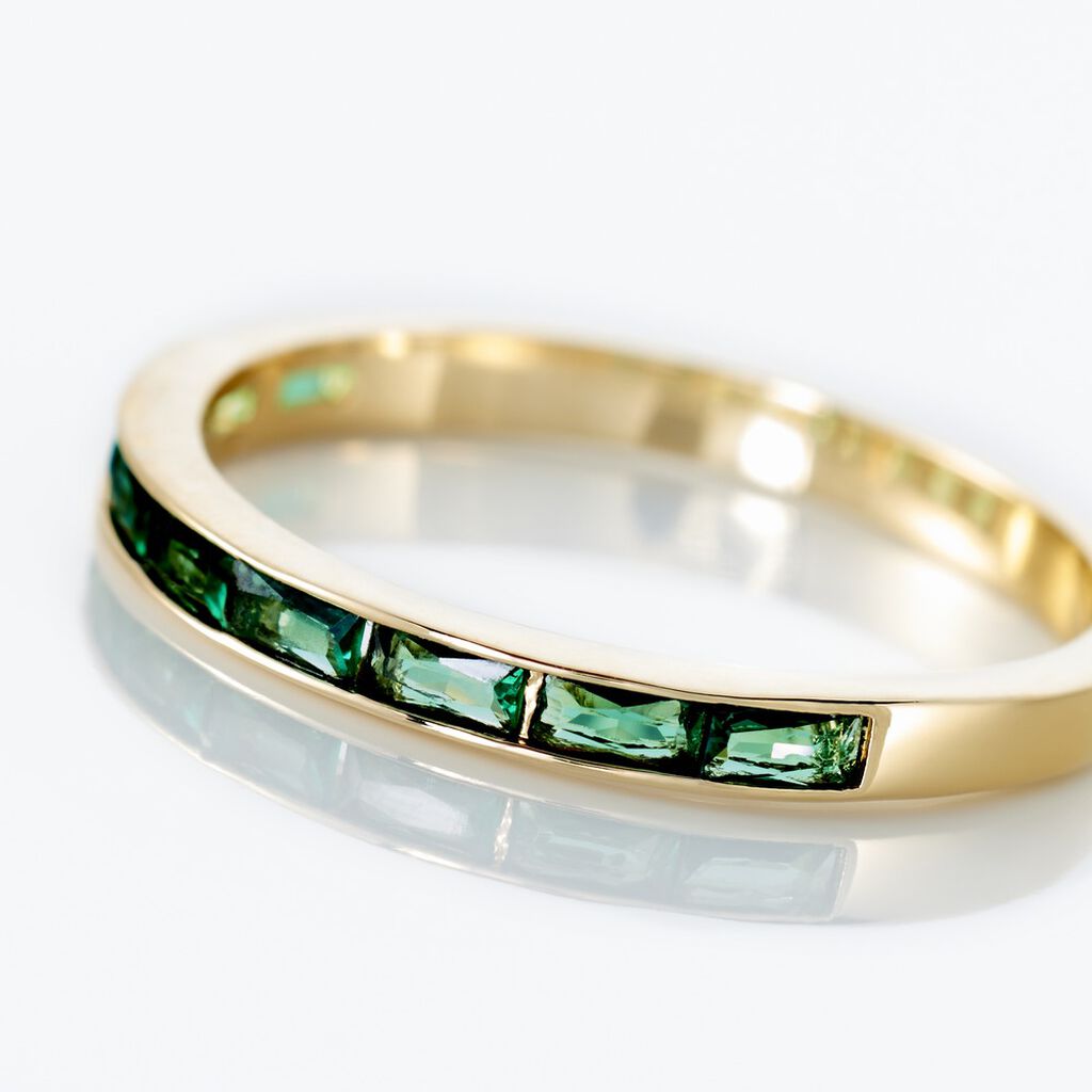 Bague Plaqué Or Jai Oxyde De Zirconium