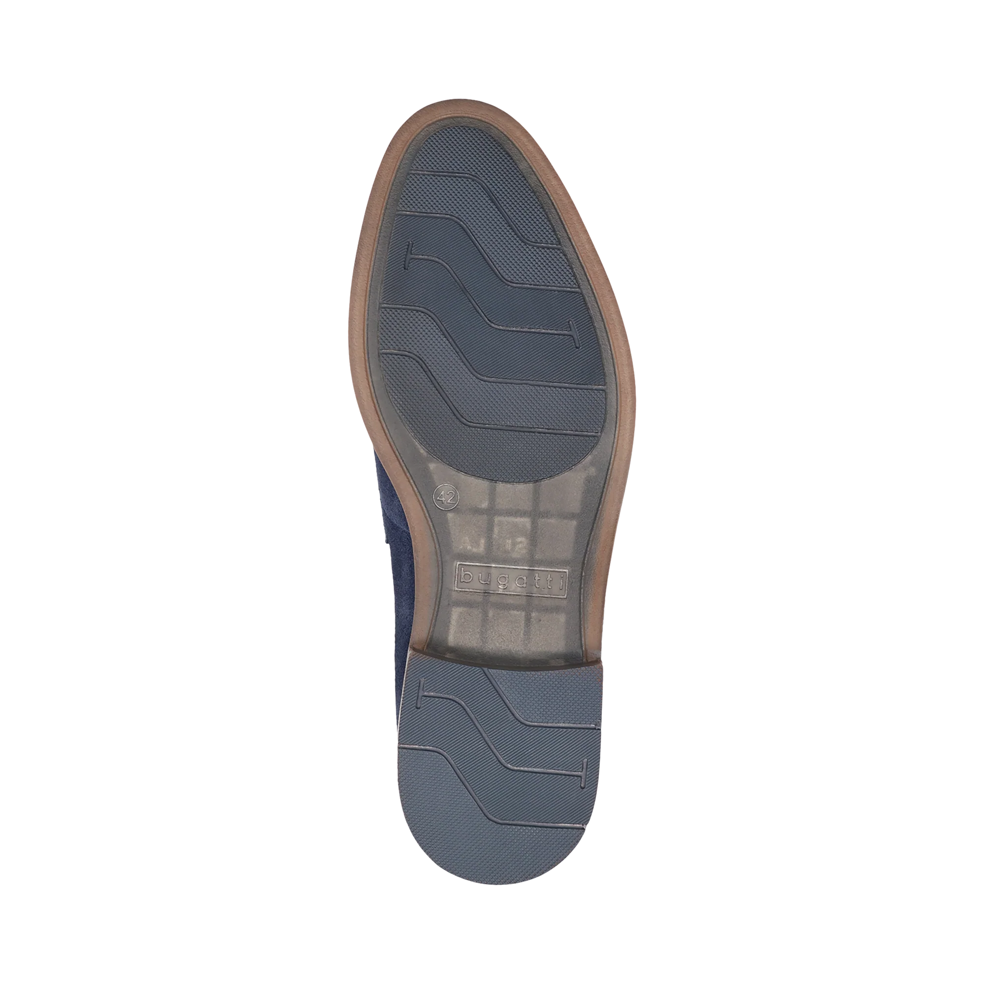Leder Slip on blau