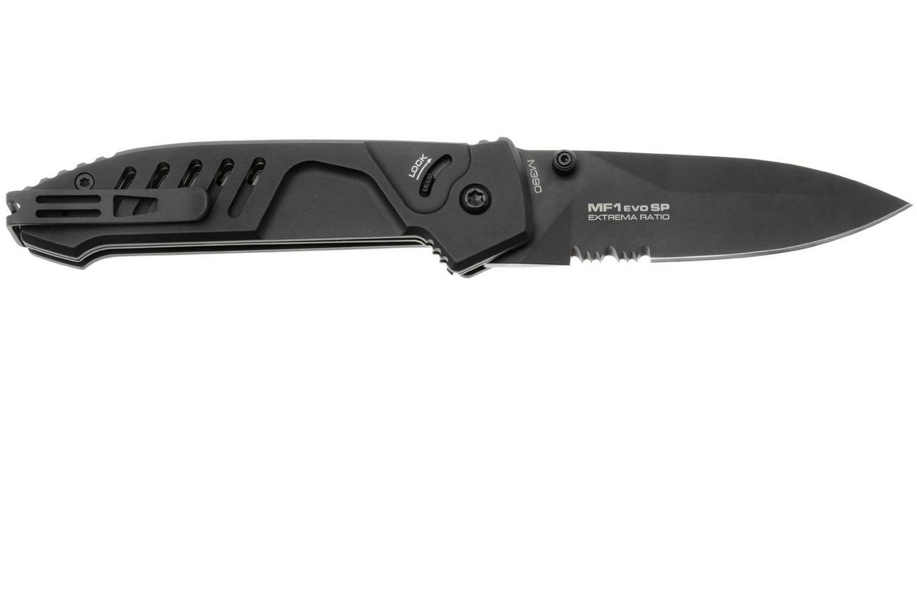 Extrema Ratio MF1 EVO SP 04.1000.0233/M3/BLK/BLK, Black M390, Black Aluminum zakmes