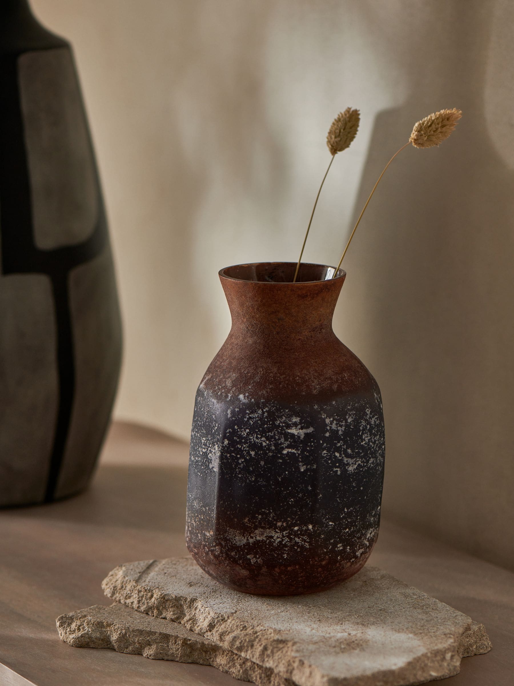 French Connection Rust Effect Vase