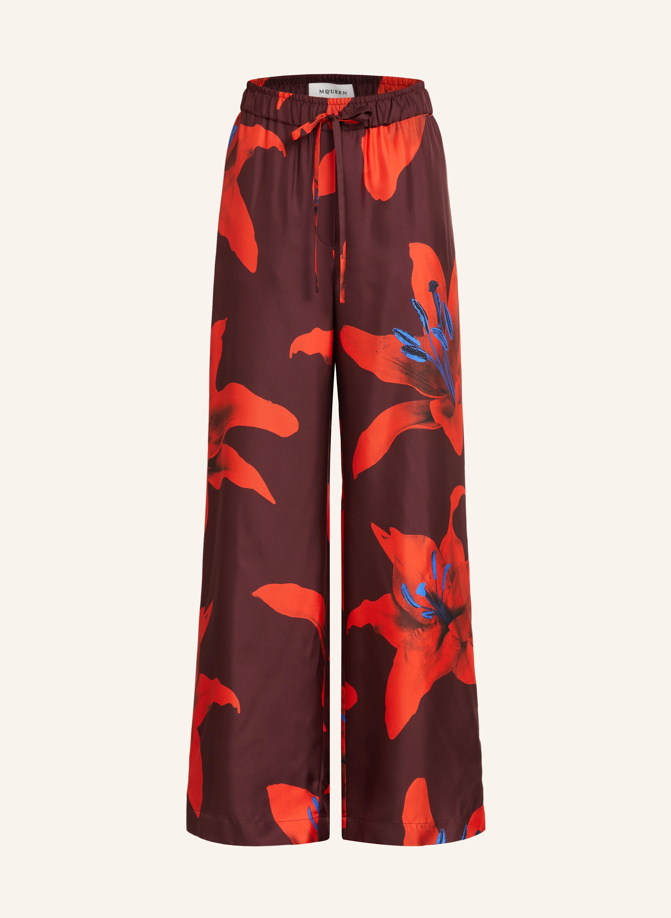 Alexander McQUEEN Marlenehose aus Seide
