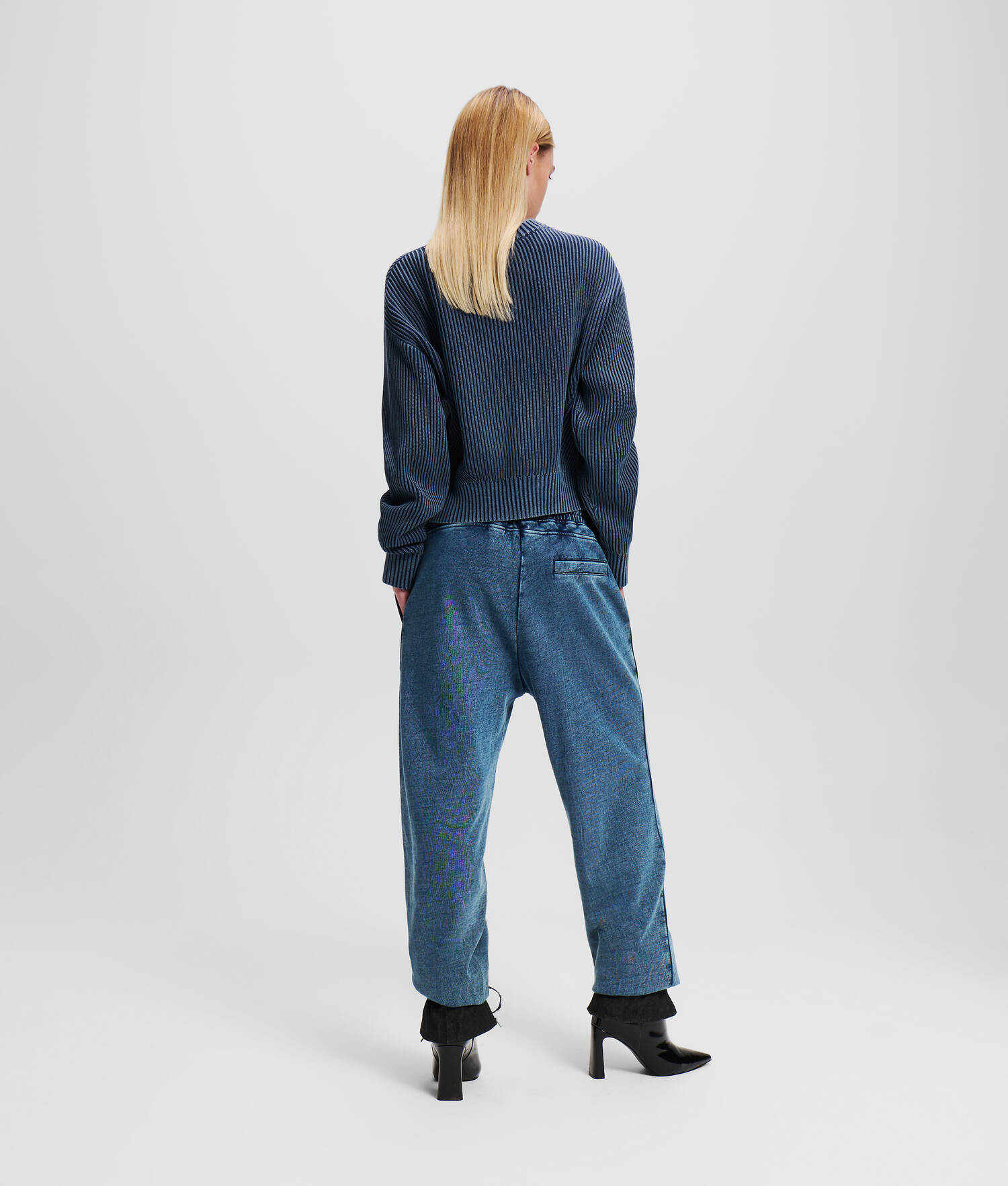 PANTALON DE JOGGING EFFET DÉLAVÉ À L'ACIDE KLJ