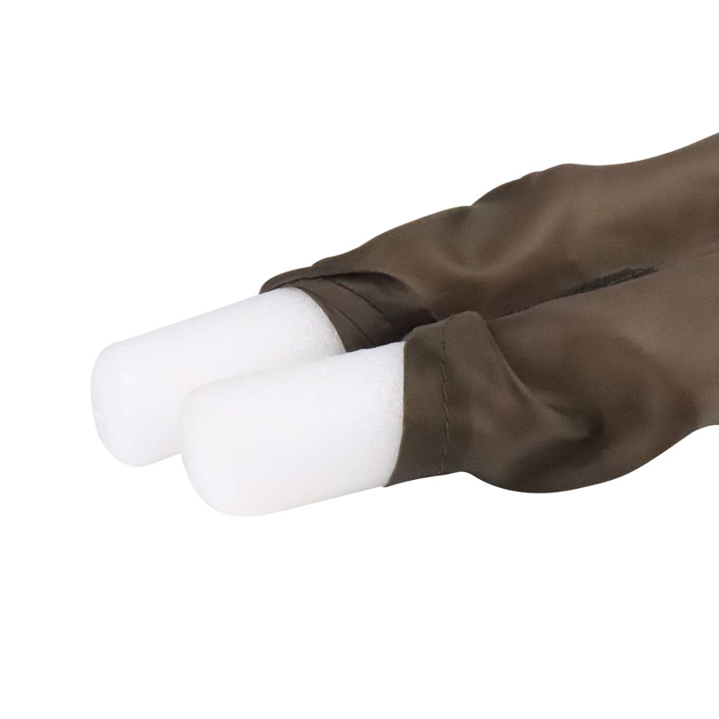 (87cm) Zugluft Stopper Tür Isolierung Doppel Bodendichtung - Braun