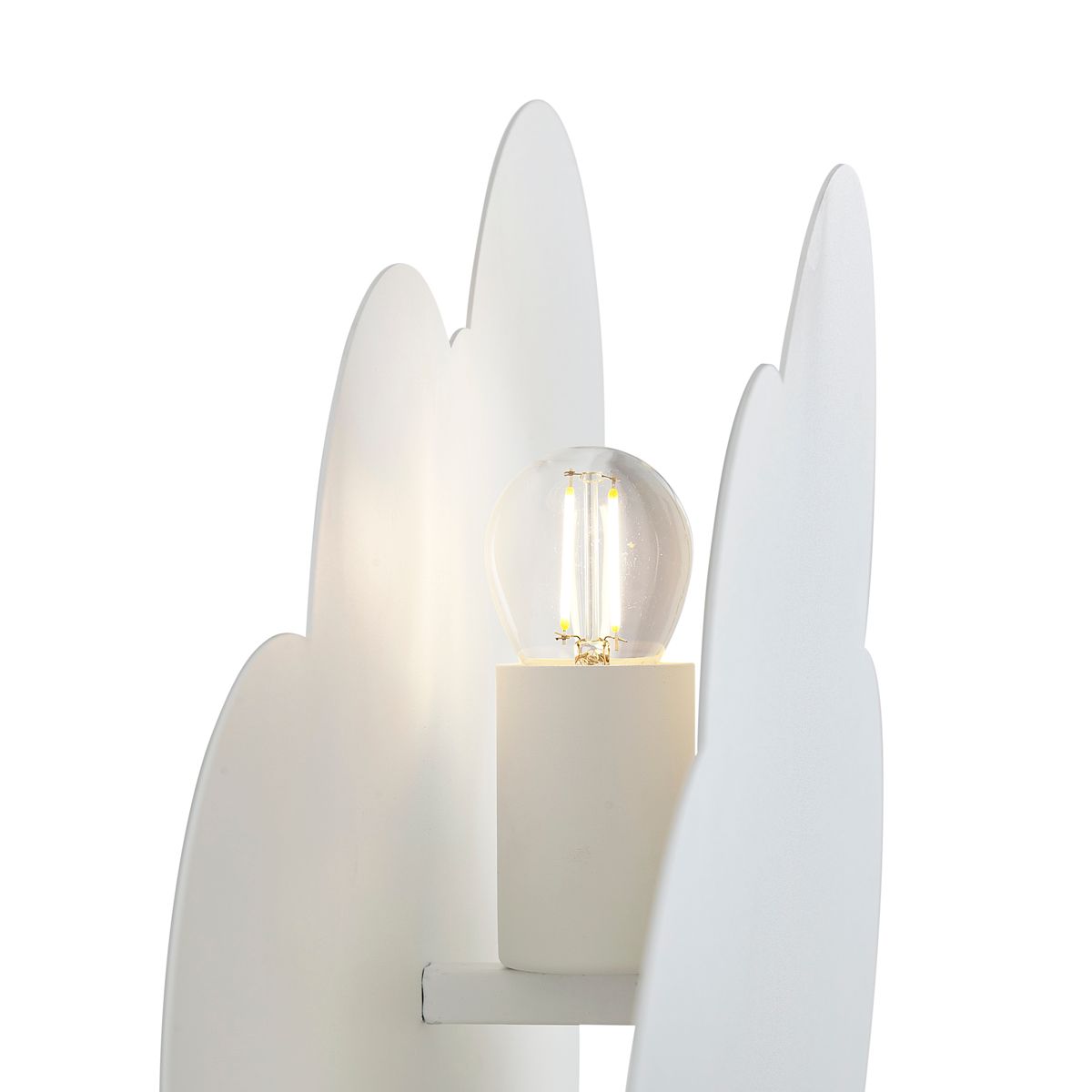 Kinder wandlamp wit wolk met zon - Cloudy