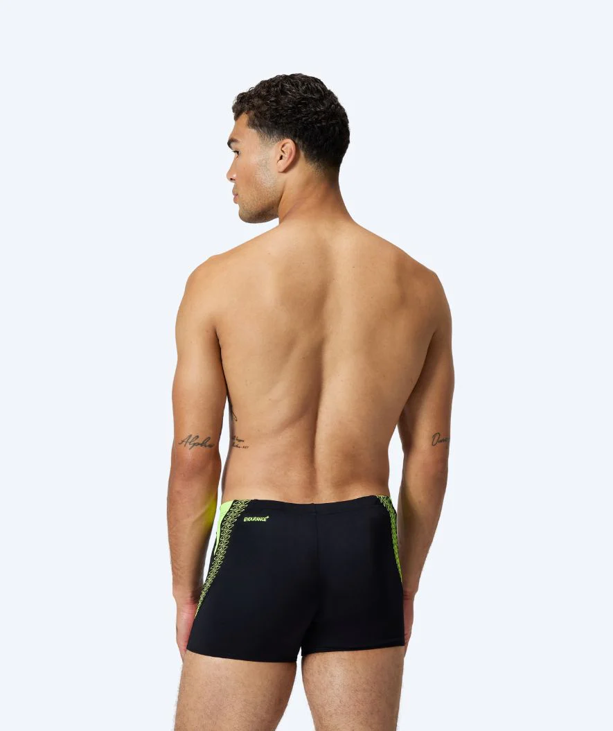 Speedo aquashorts til mænd - Hyperboom Splice - Sort/gul