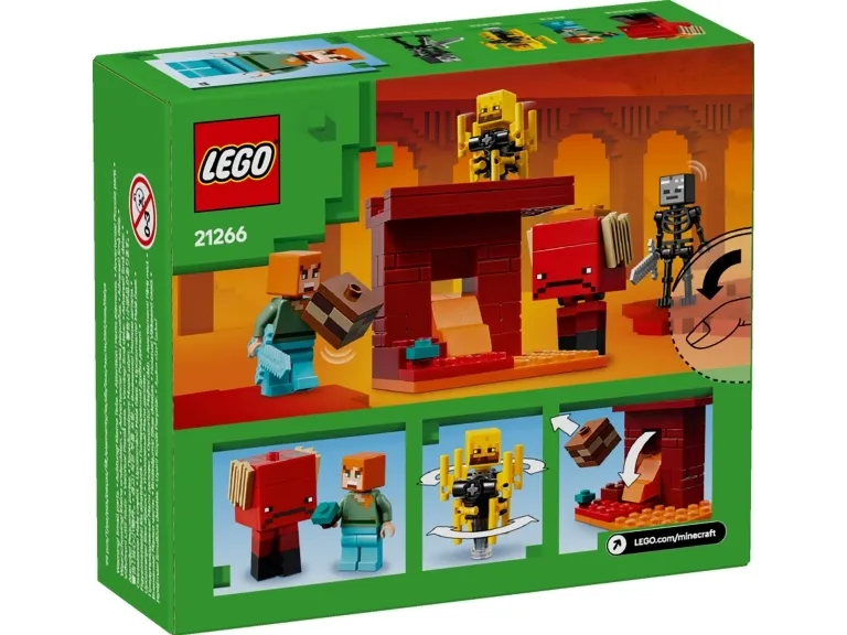 LEGO Minecraft 21266 Nether-lavakampen