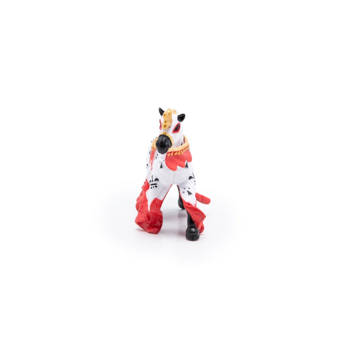 Figurine Cheval du roi Arthur rouge