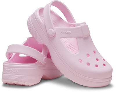 Crocs Classic Mary Jane Sandaler, Pink Milk
